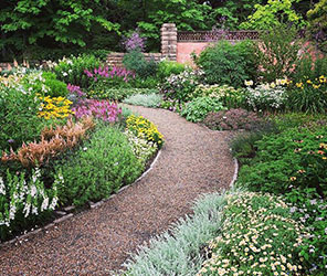 Garden path. Links to Gifts from Retirement Plans